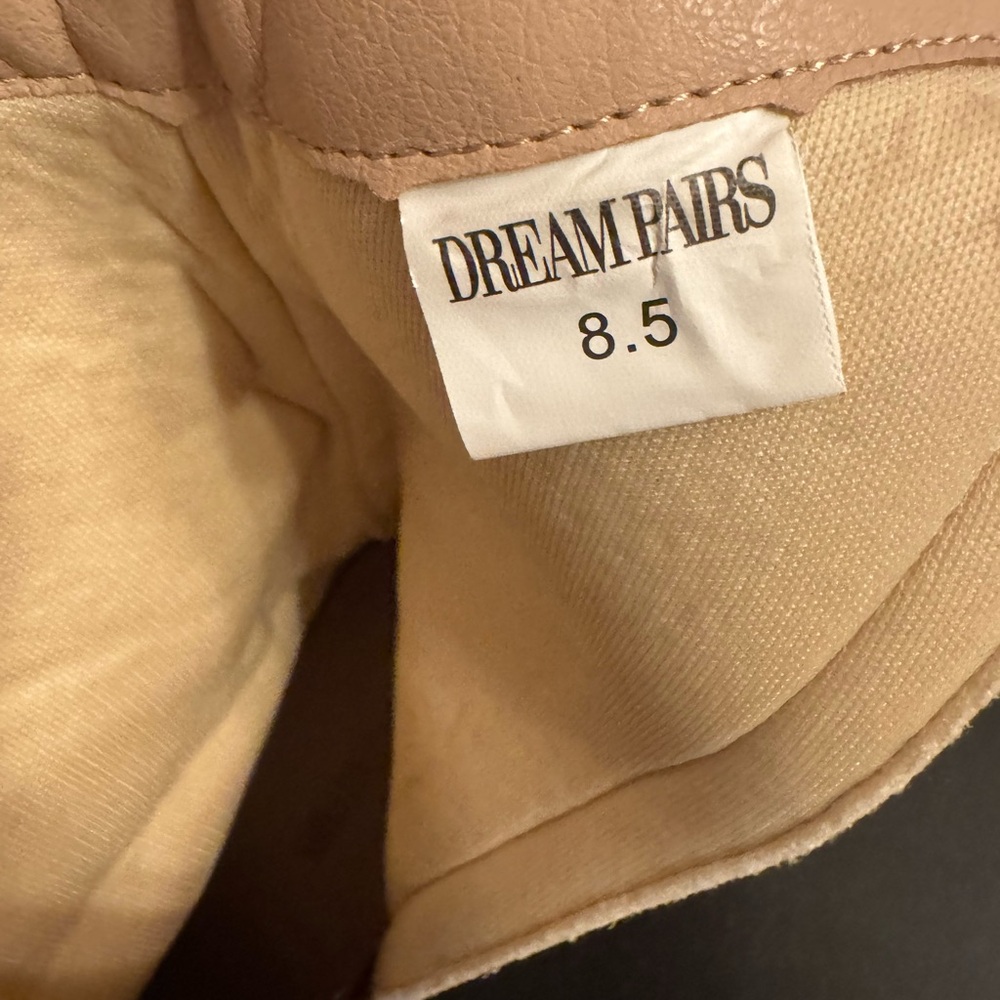 Dream Pairs White Heeled Western Boots - Picture 9 of 11